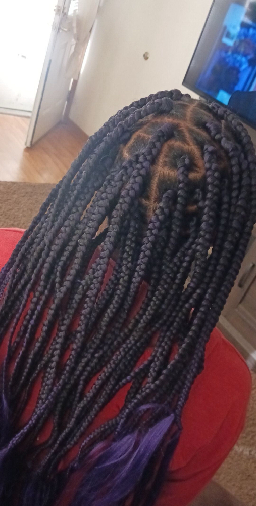 Medium Size Box Braids