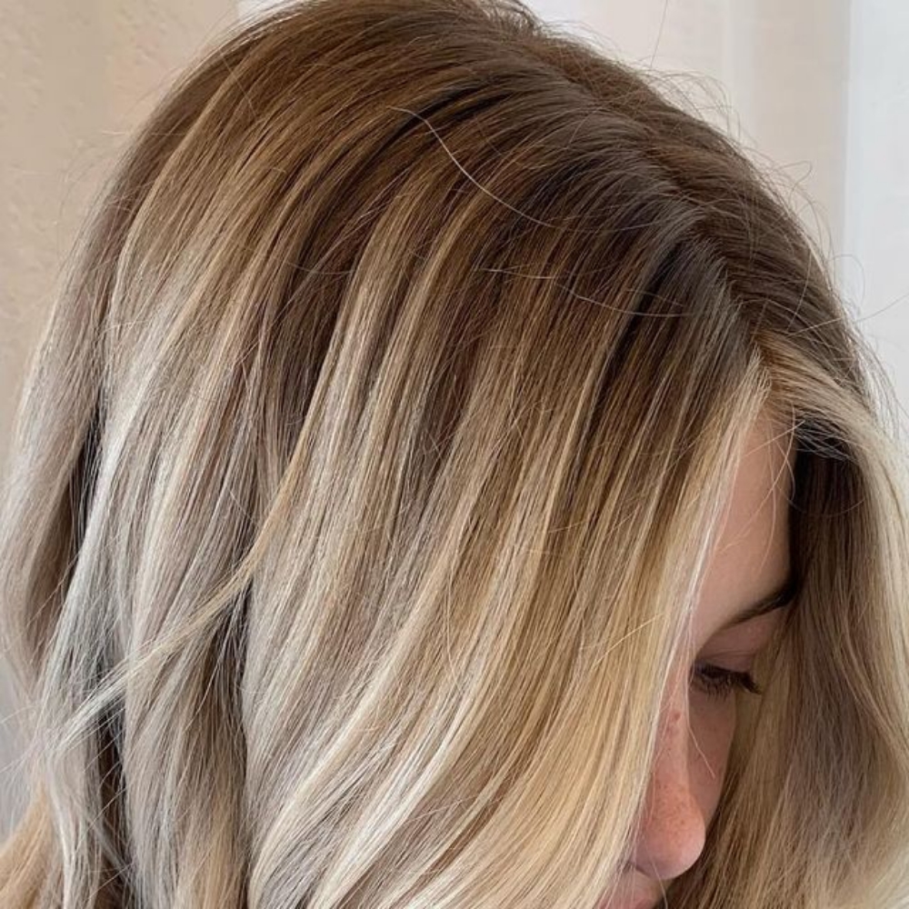All Over Color / Root Touch Up at Studio B & Co. in St. Joseph, MI