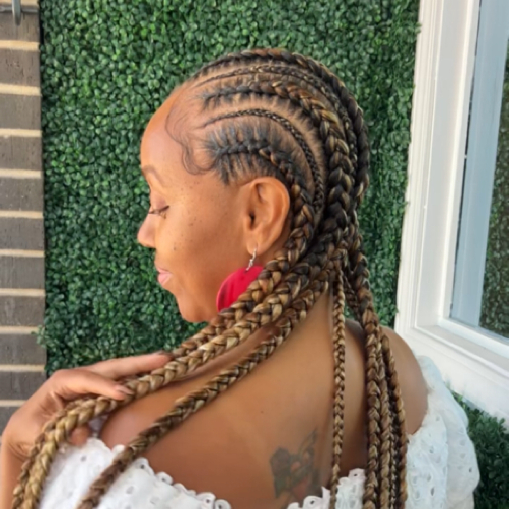 8-10 Stitch Braids at Polished Hair & Nail Studio in IL, IL