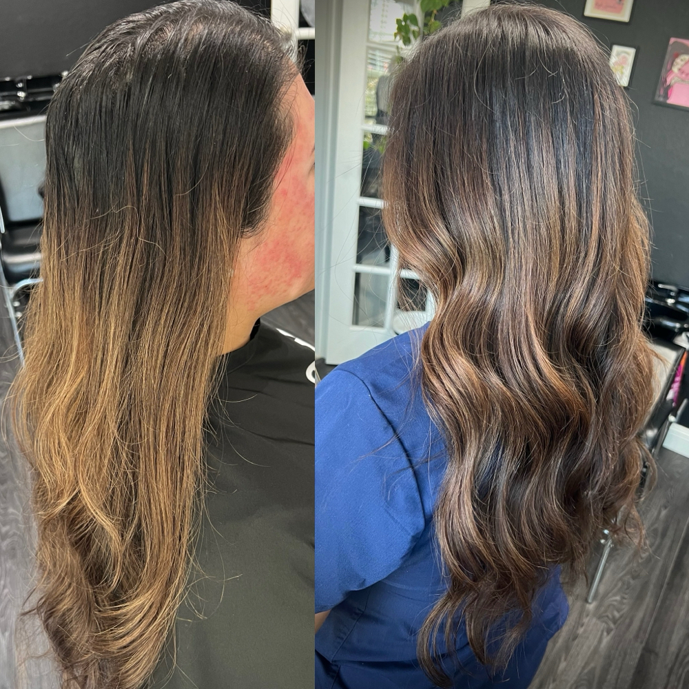 Color Retouch at Kerri.C.Hair in Haslet, TX