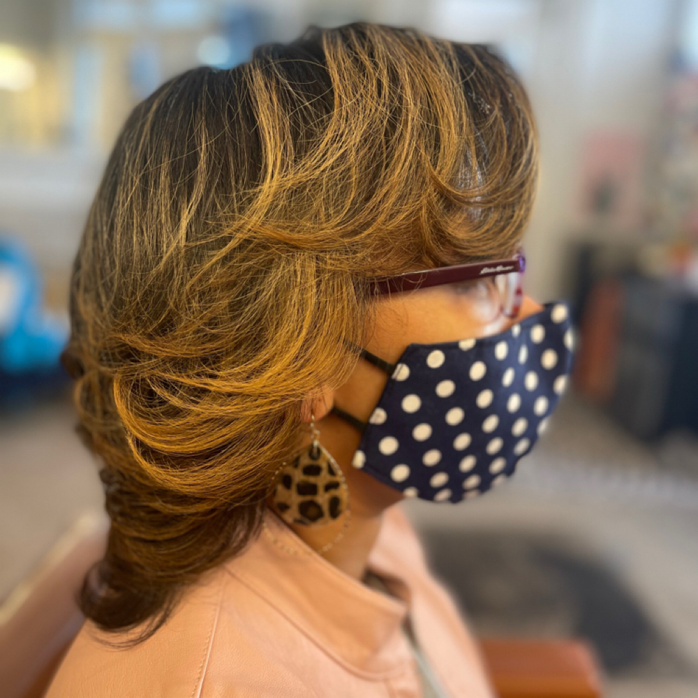 Olaplex Silk Press at J. Mc Hair Studio in Hattiesburg, MS