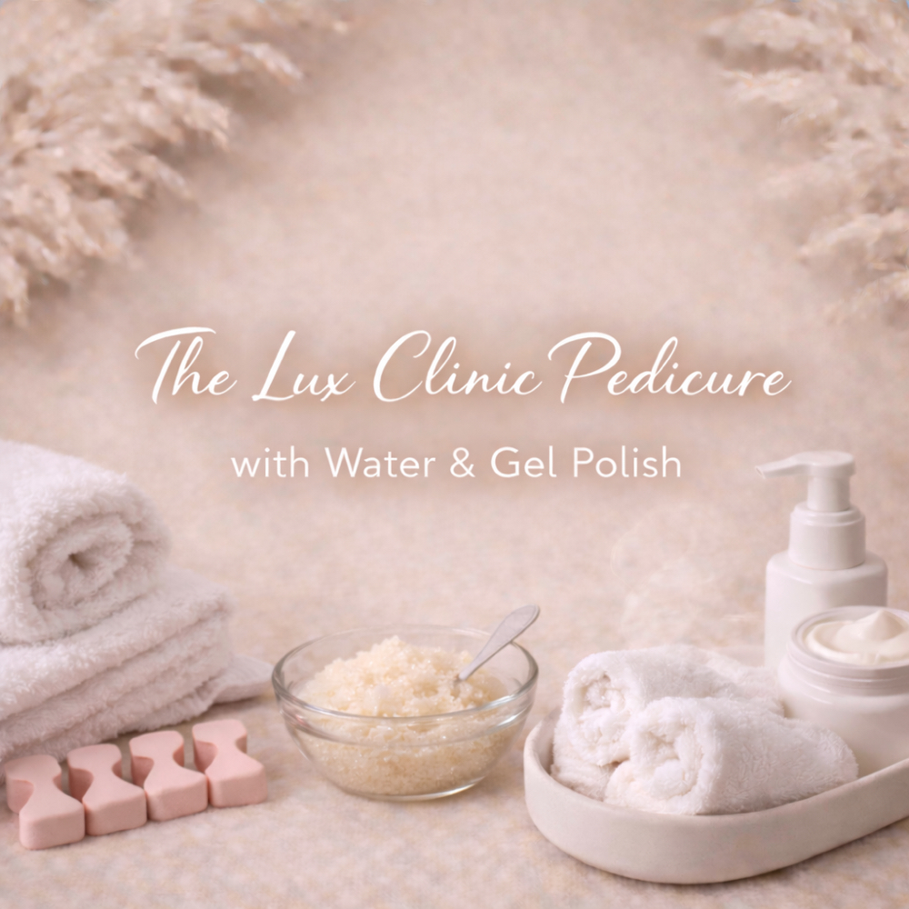 💧The Lux Clinic Pedi W/Gel polish