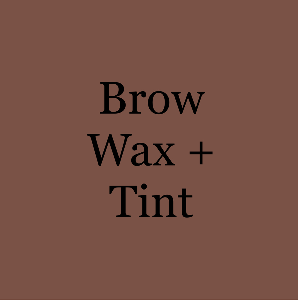 Brow Wax + Tint