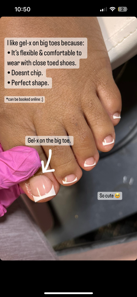 GelX Big Toes
