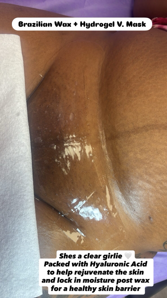 Brazilian Wax + Hydrogel V. Mask