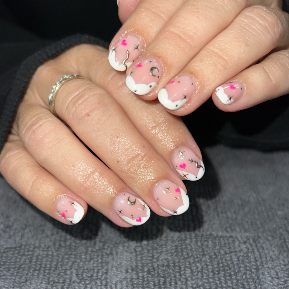 Structured Gel Manicure W/ Design at Nailedbysammi in Marysville, CA
