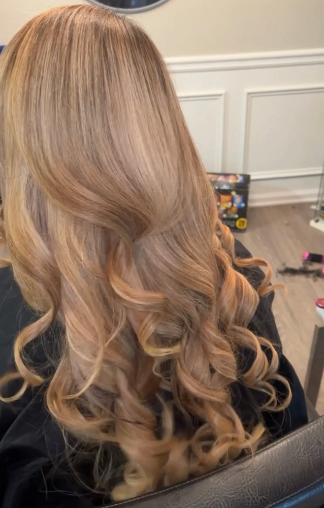 Double Process Color & Silk Press