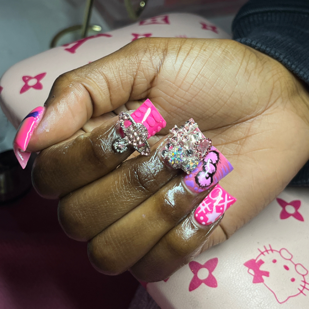 Nail rebrand🎀 at Nails by Val in Powder springs and alpharetta, GA