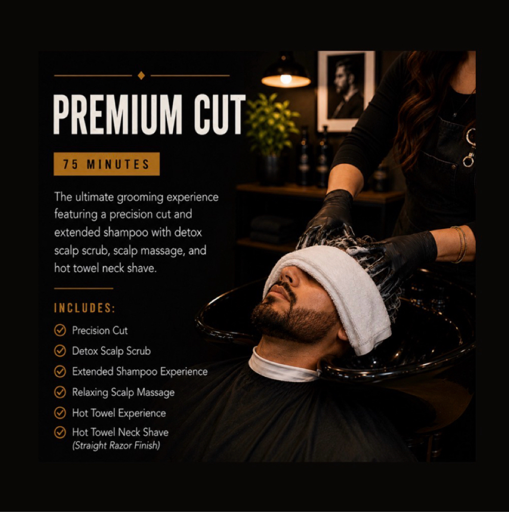 Premium Cut at Artisan Salon & Barber Studio in Lake Mary, FL