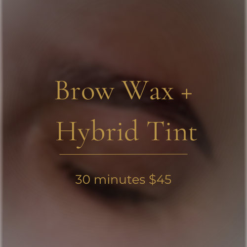 Brow Wax + Hybrid Tint