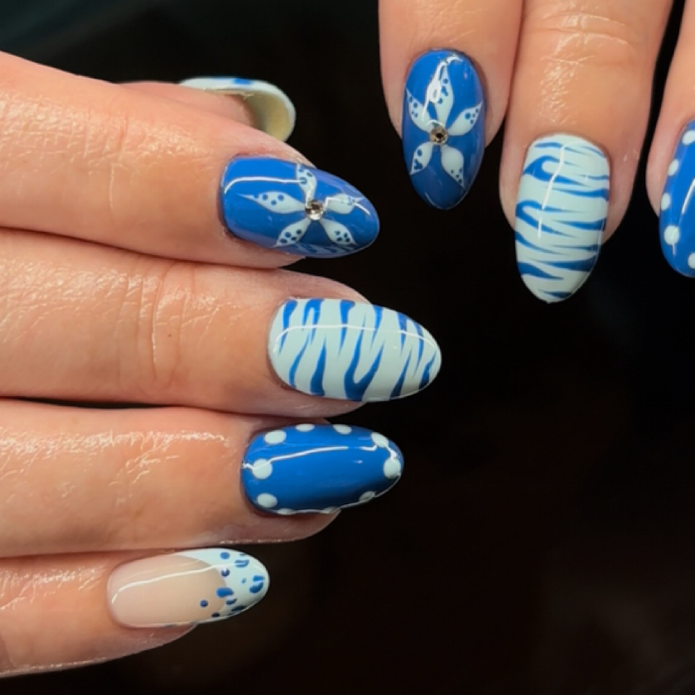 Structure Gel Manicure With Art at The Nail Edit in Pittsburgh, PA