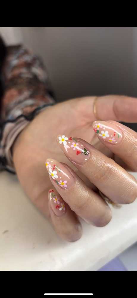 Structure Gel Manicure With Art at The Nail Edit in Pittsburgh, PA