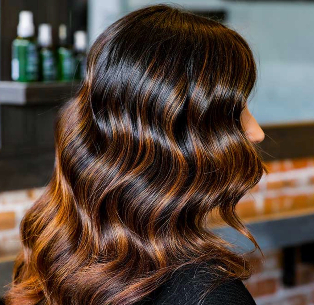 Partial HL, Single, Glaze & Blowdry