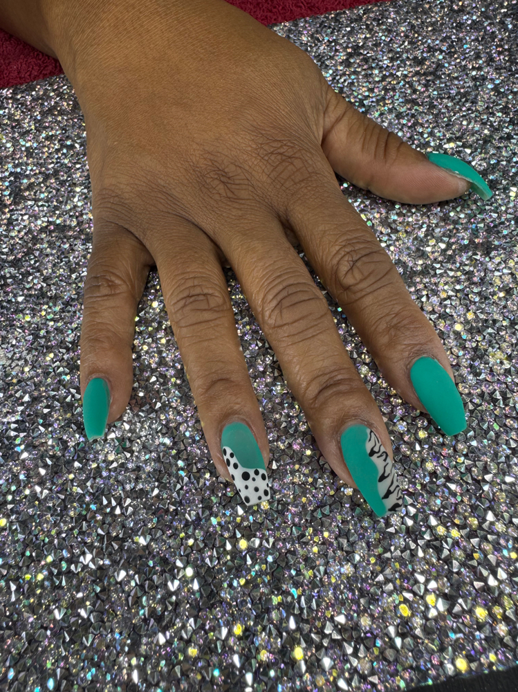 New Acrylic Overlay Natural Nails
