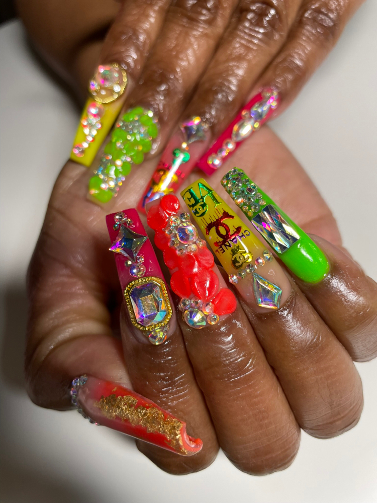 Full Coverage Bling Nail