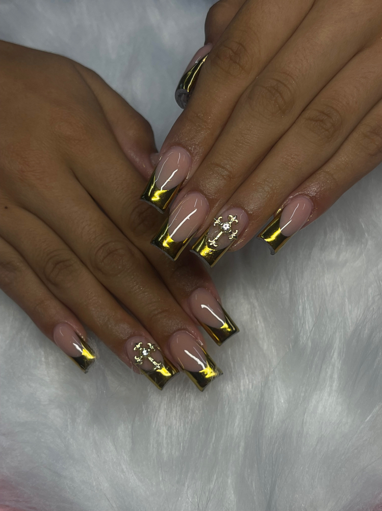 Custom Medium FullSet at Nails by May in Oroville, CA