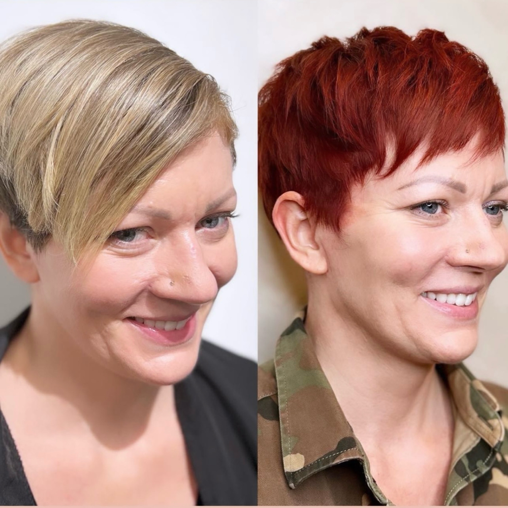 All Over Color- Short Hair