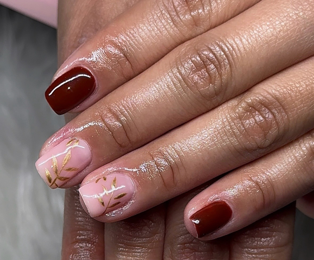 Gel manicure at nailsbyfabi in redondo beach, CA