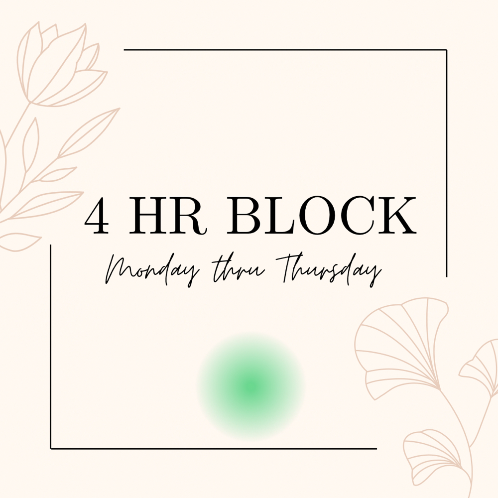 Monday - Thursday Event (4 hours) at STUDIO 22 MJ in Mt Juliet, TN