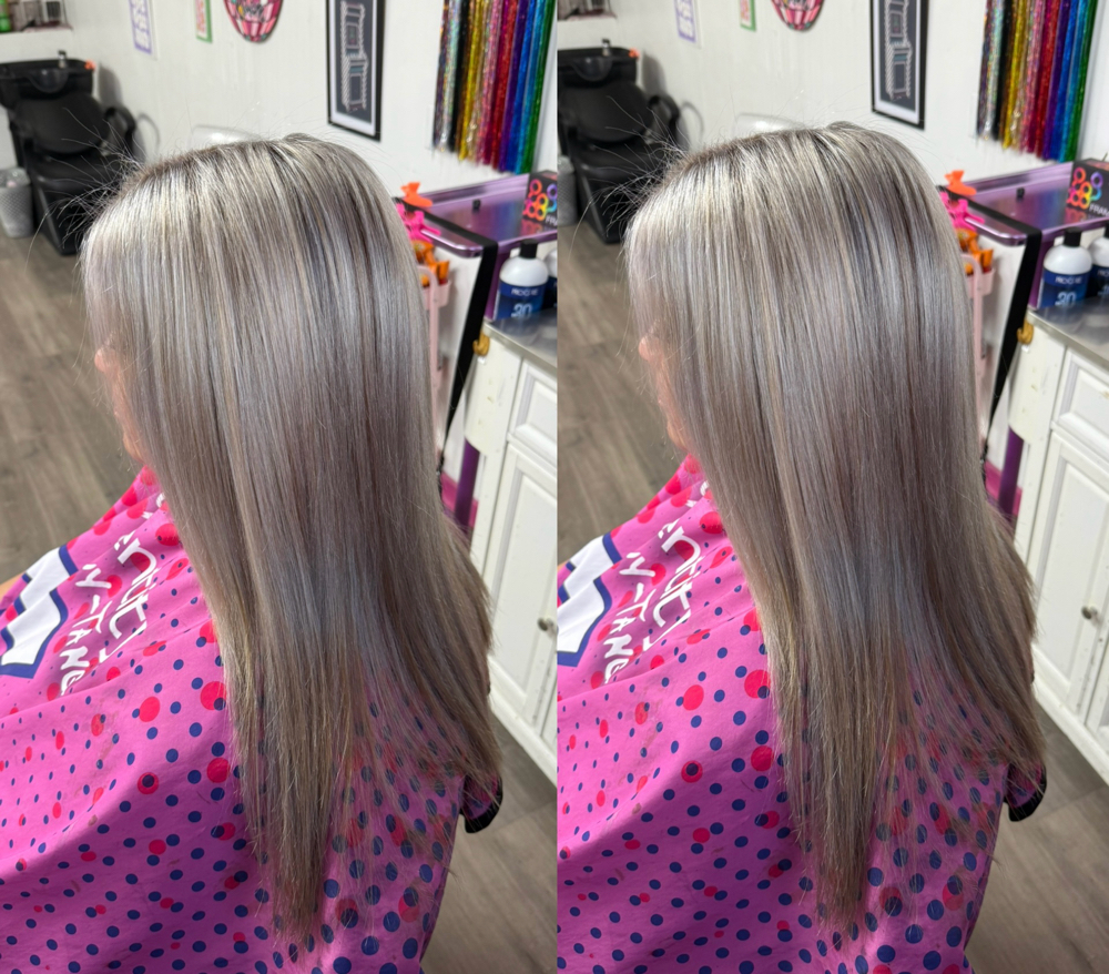 Heavy Highlight at Hair By Gigi in Pleasanton, TX