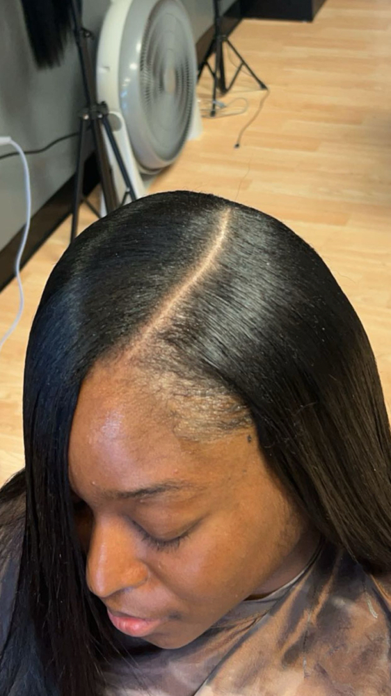 Natural Leave Out Sew-in