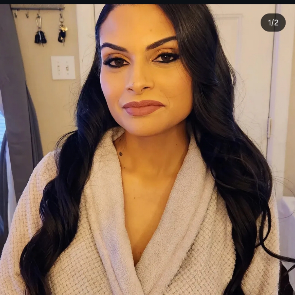 Airbrushed Makeup With Lashes at Hair By Jimmie Salon & Spa in Garland, TX