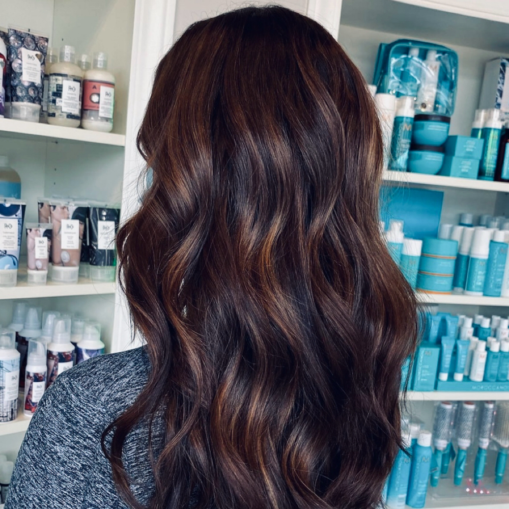 Balayage W/Blowout at Luca Hair Professionals in Bloomingdale, IL