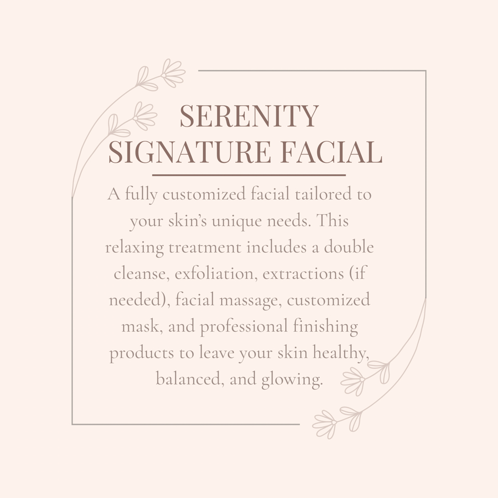Serenity Signature Facial at Serenity Esthetics in Sacramento, CA
