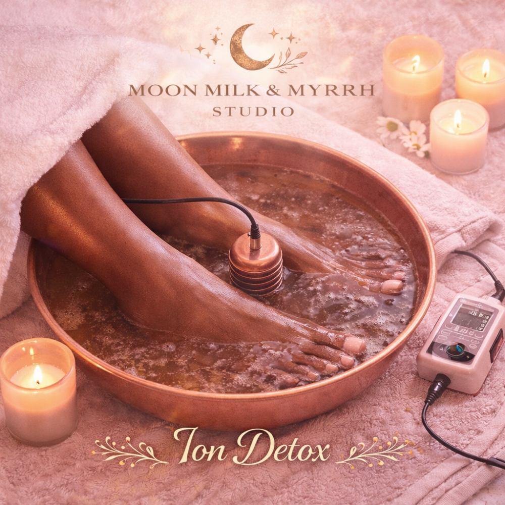 Ion foot Detox at Moon Milk & Myrrh in Houston, TX