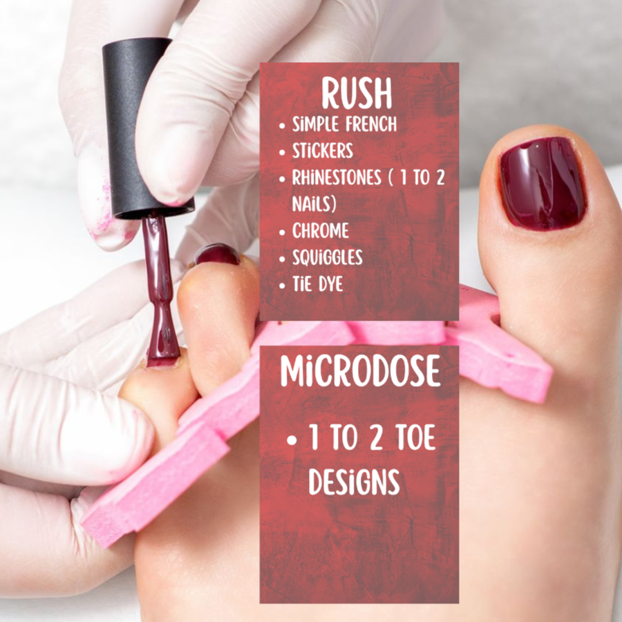 Structure Gel Waterless Pedicure at The Gloss Junkie in Mooresville, NC