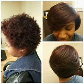 Shampoo Silk press trim