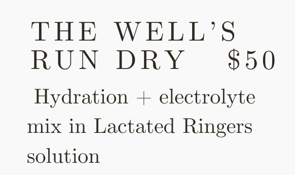 The Well’s Run Dry at Hydrate Recovery Lounge in Seguin, TX