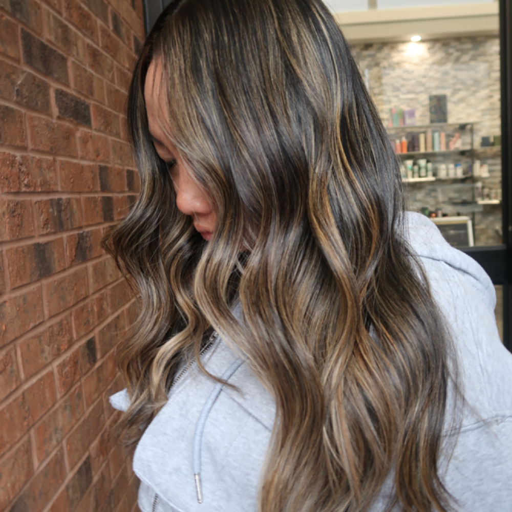 Half Custom Blonding at Melony Southavong in Blackwood, NJ