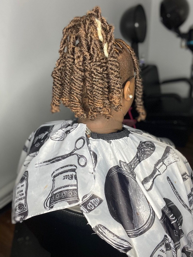 Textured Locs (Shaved Sides) Hair