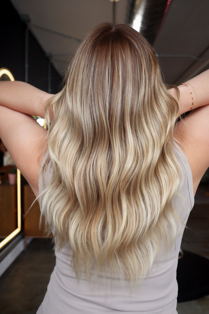 Full Balayage And Haircut