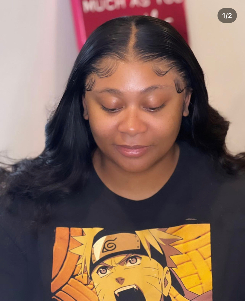 Frontal wig install