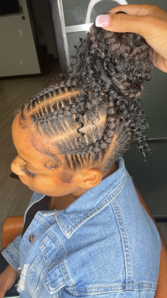 Large Stitch Braided Bun