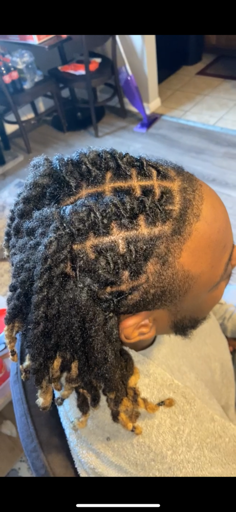 loc retwist and style