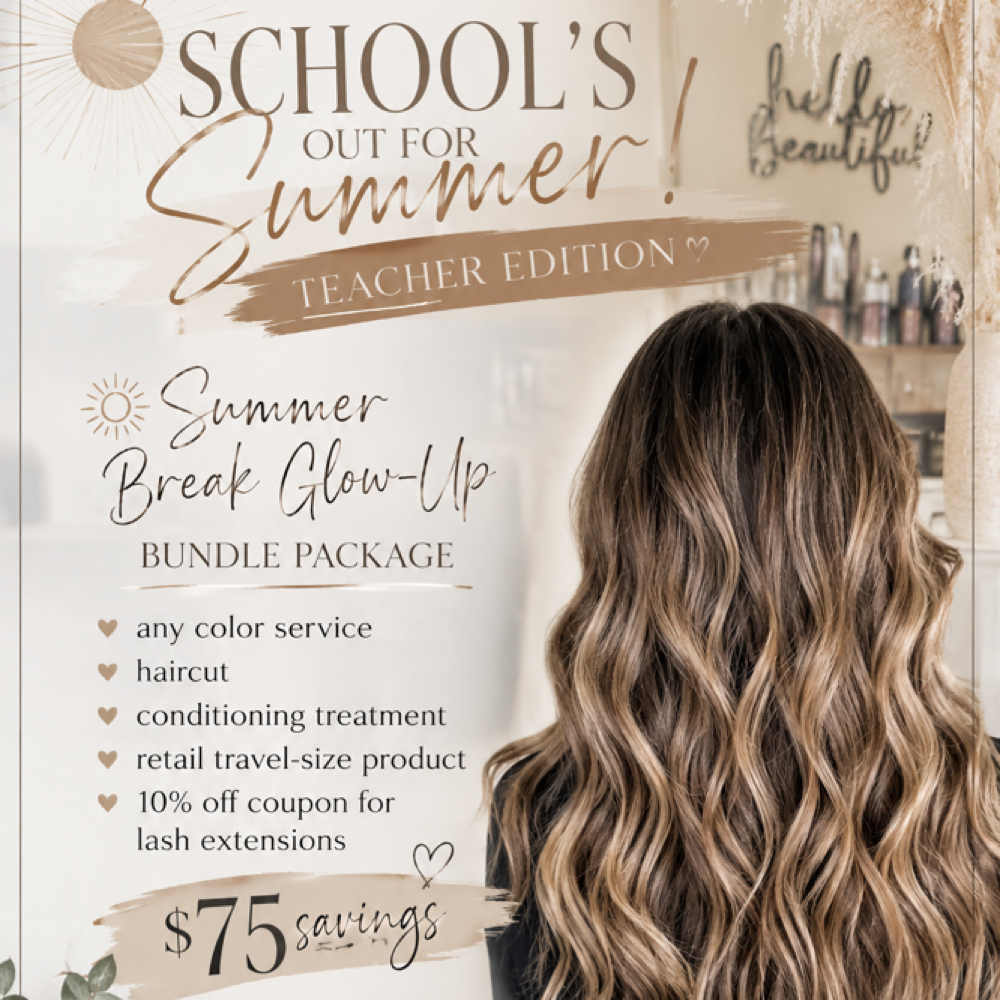 Teacher Promo at Circle M Hair Studio & Beauty Bar in Saint Peters, MO