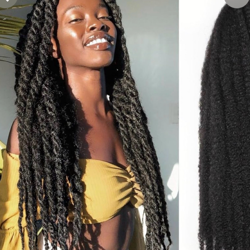 Marley Twist ( Bring Hair) at Blessing braiding bar in South Holland, IL