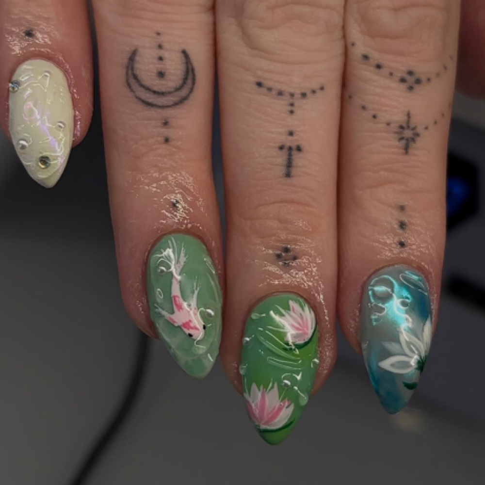 Extreme Nail Art at Gels By Bells in Brunswick, ME