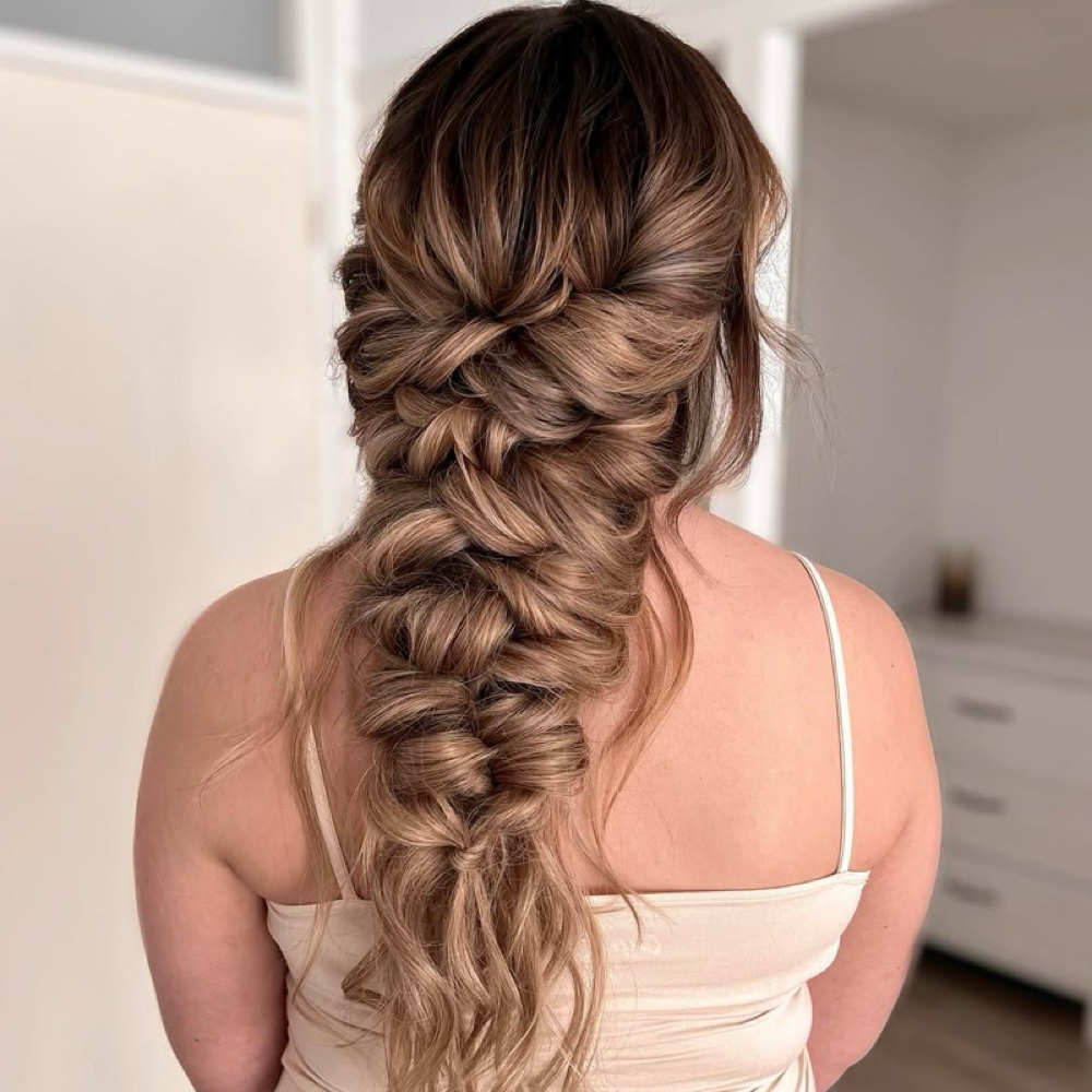 Boho Hair Style at Nevaeh’s Midnight Beauty in Shirleysburg, PA