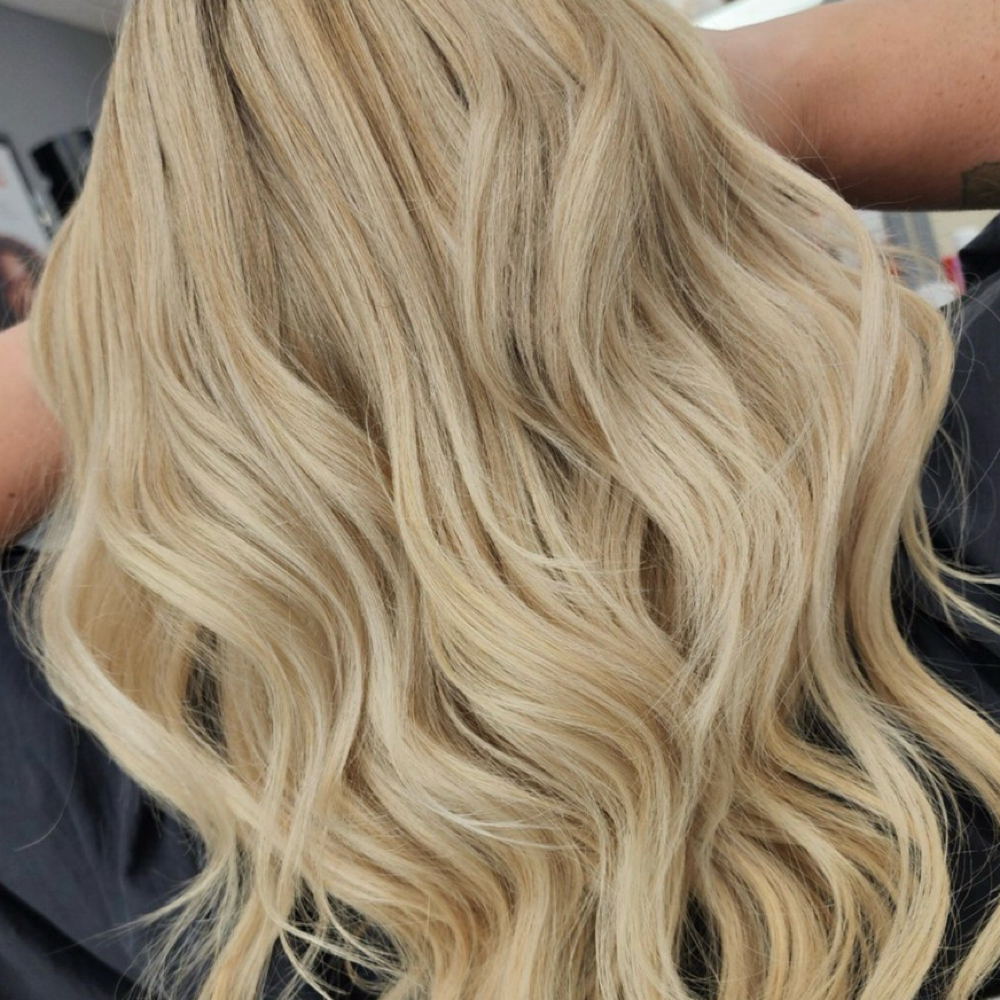Invisible K-Tip Install at Phase II Hair & Extensions in Addison, TX