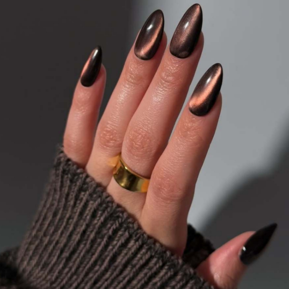 Cat Eye Effect at Me Time Nail Studio in Denver, CO