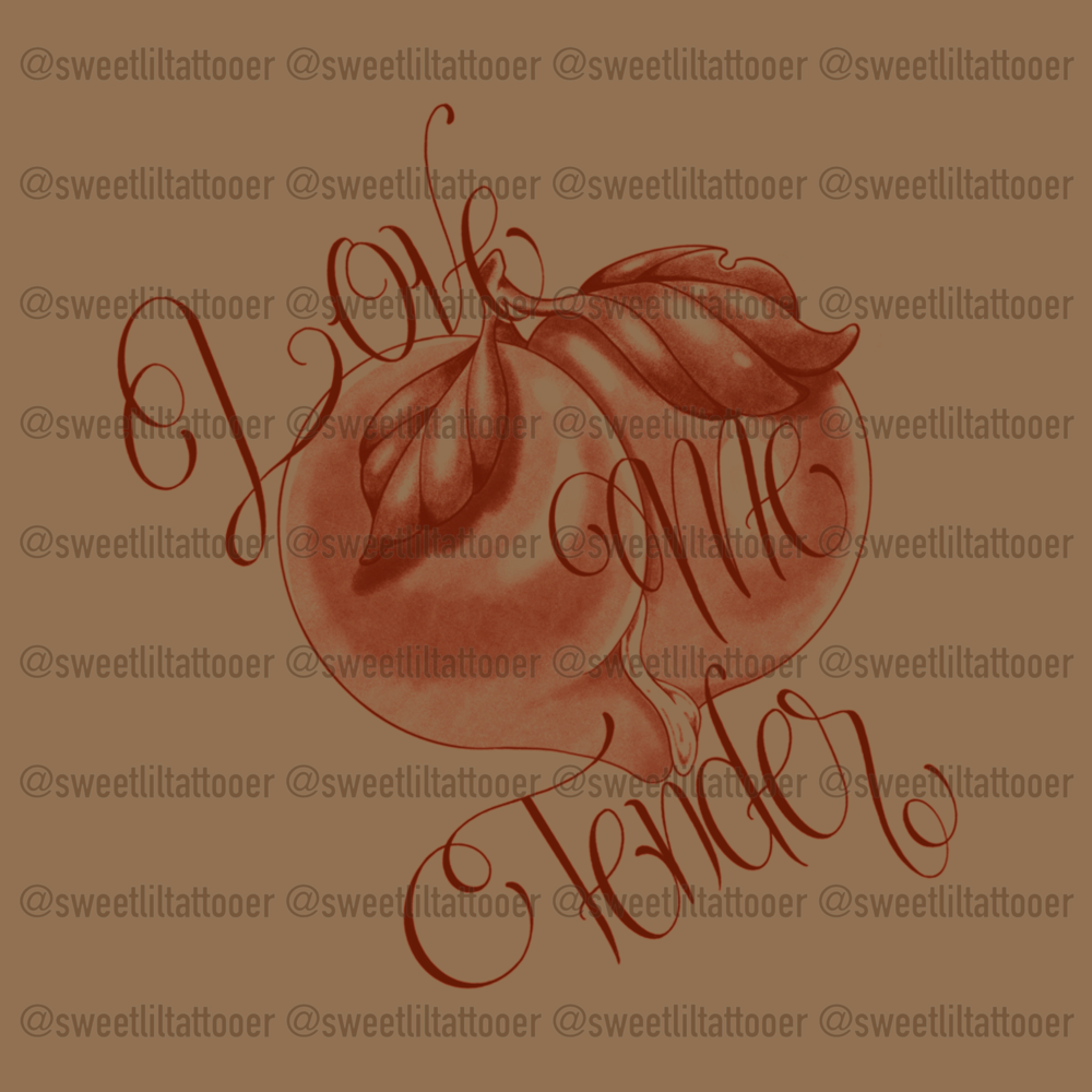 Love Me Tender, Ripe Peach (NSFW)