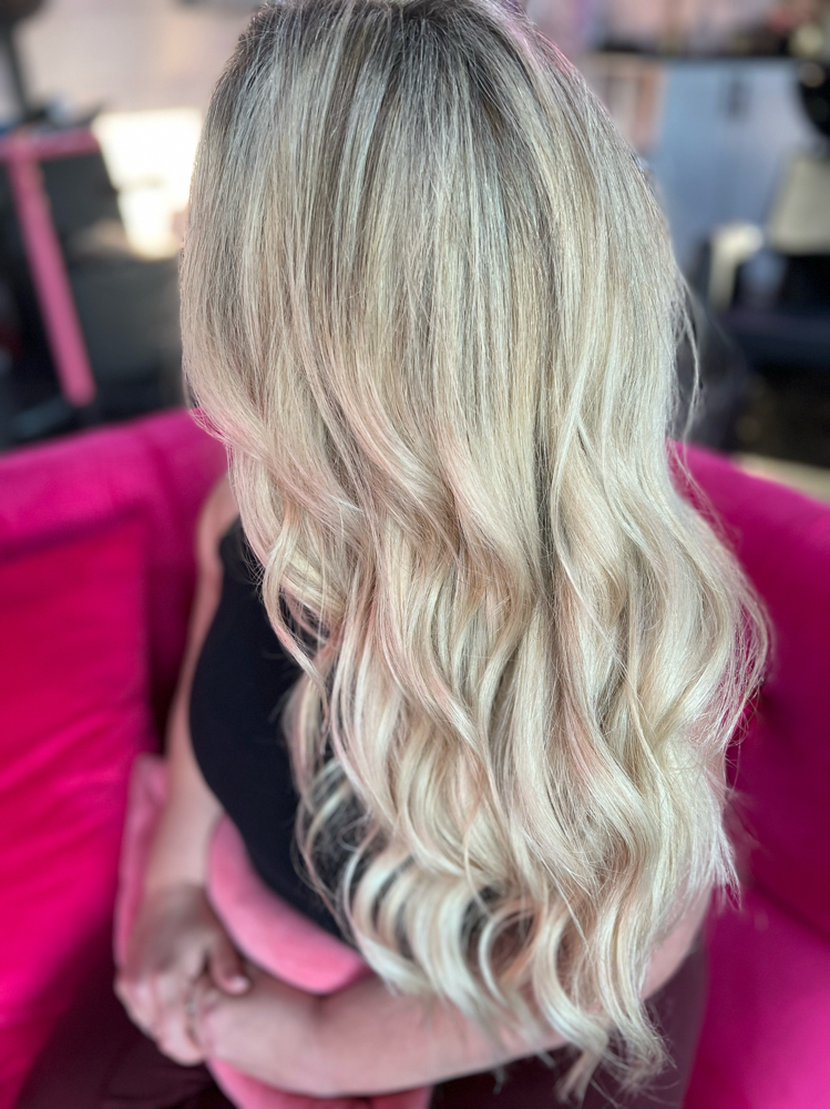 Full Highlight  Root Touch Up!