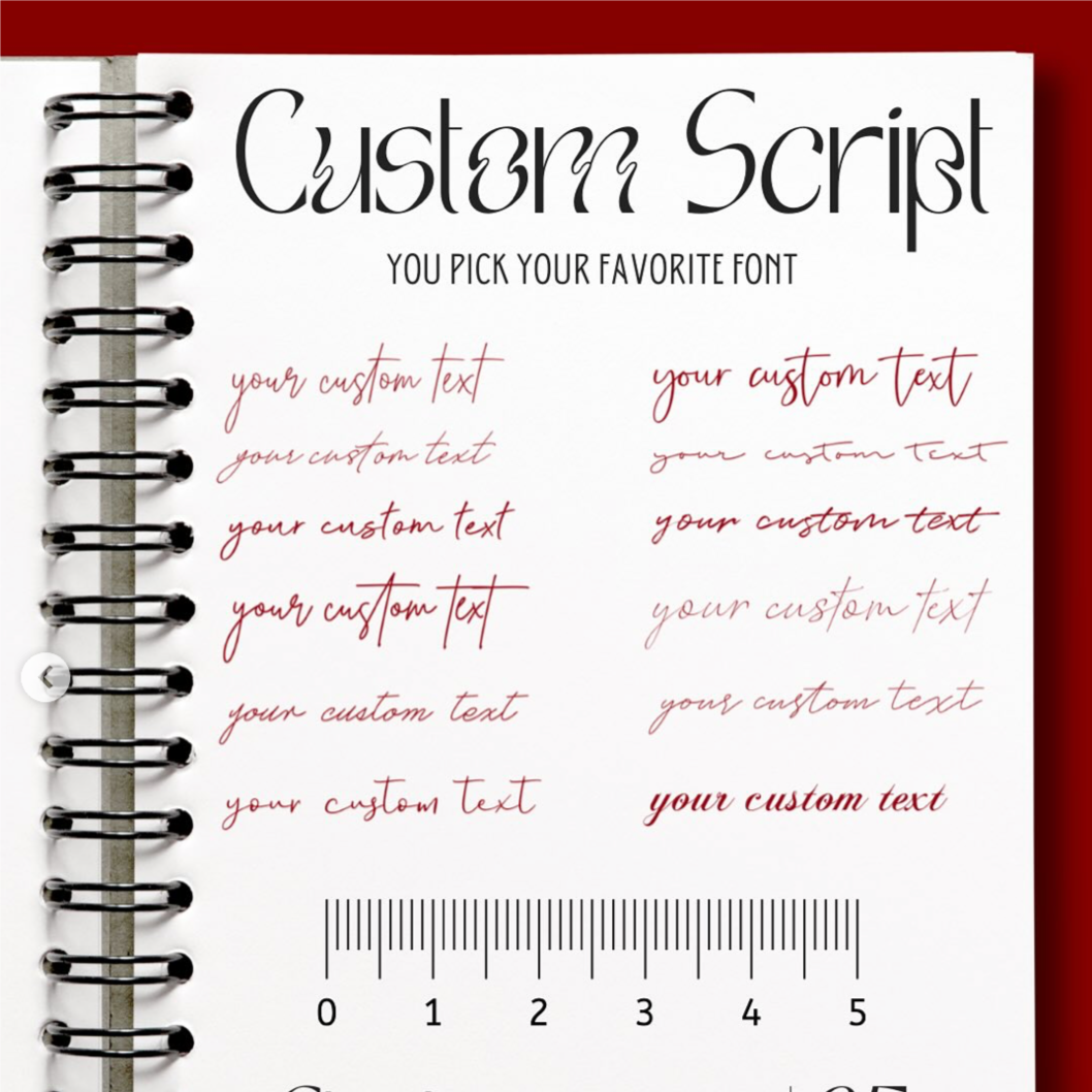 ✨2 Custom Script at Inked by Hailey LLC in Lewisville, TX