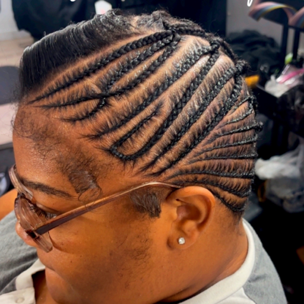 Half Braids Design at Bri Braids in Berkeley, MO
