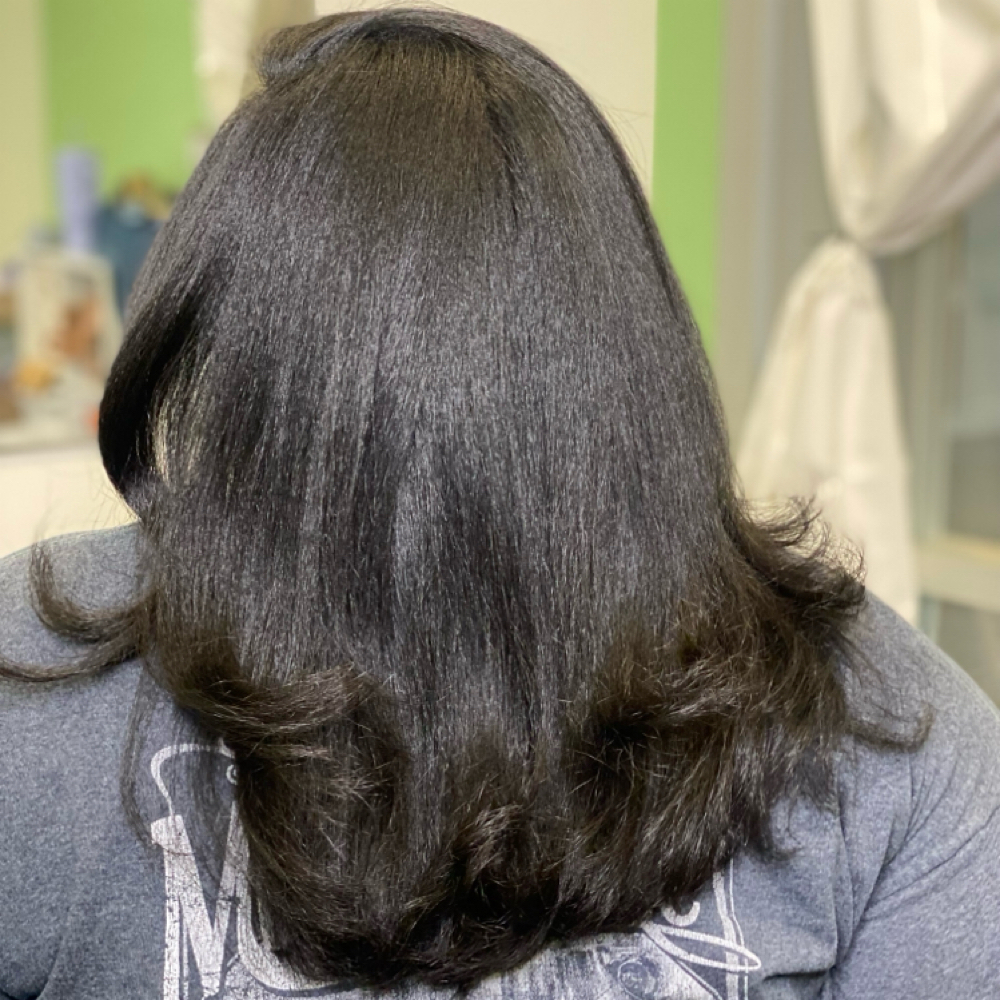 Blow Out (NOT a Silk Press) at NuAura Rose Beautanicals in Birmingham, AL