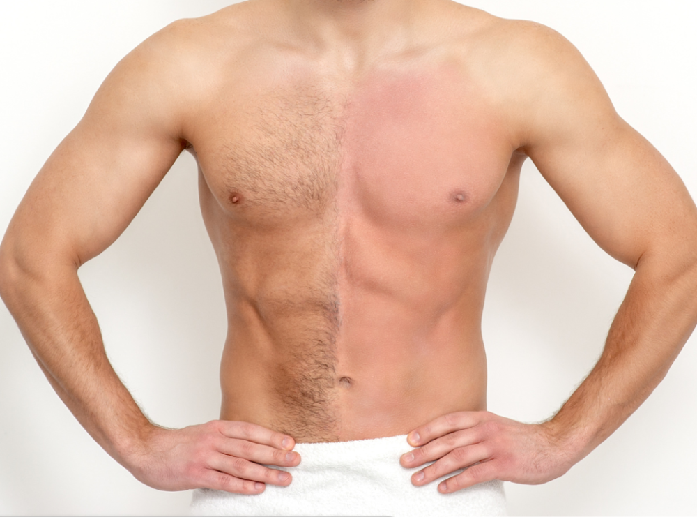 Men Full Chest Waxing